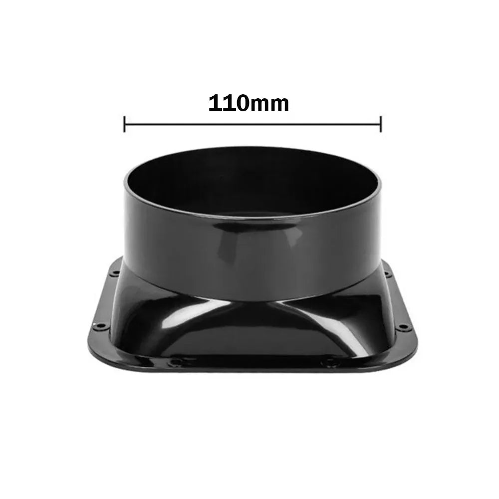 ABS Wall Flange Connector – Exhaust & Ventilation Pipe Coupling Ventilation Pipe Connector Nixie 110 -