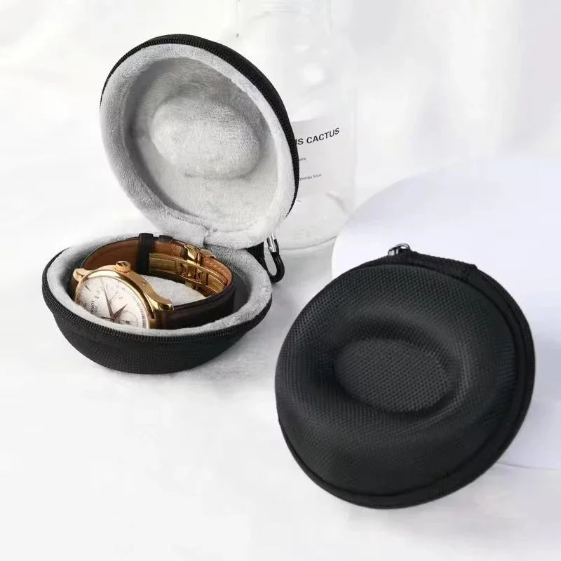 Portable EVA Single Watch Travel Case – Waterproof Zippered Box