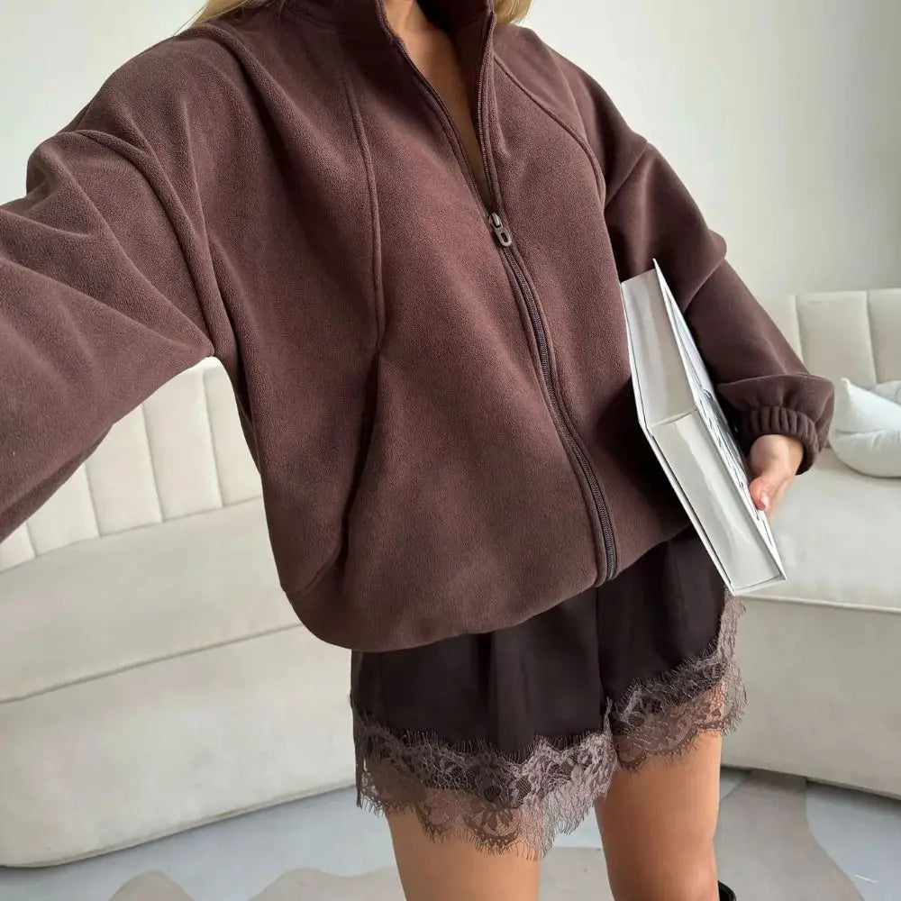Women's Lace Satin Wide Leg Shorts – Y2K Elastic Waist Style Satin Lace Shorts Nixie