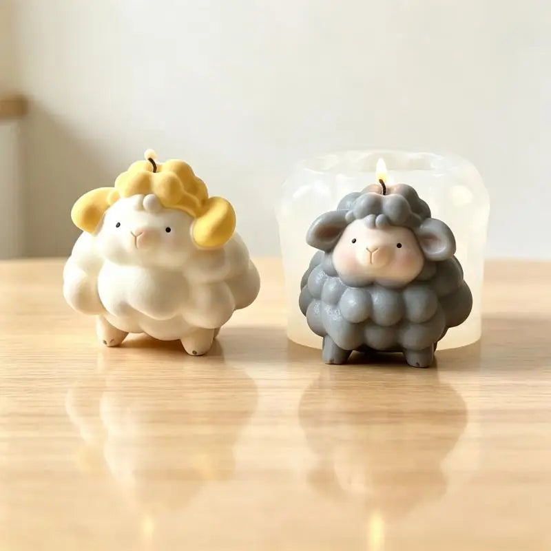 Cute Sheep Silicone DIY Mold – Candle, Soap & Craft Silicone Craft Mold Nixie