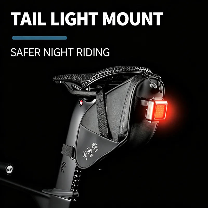OFFBONDAGE Reflective Waterproof Bike Saddle Bag 1.8L Bicycle Saddle Bag Nixie