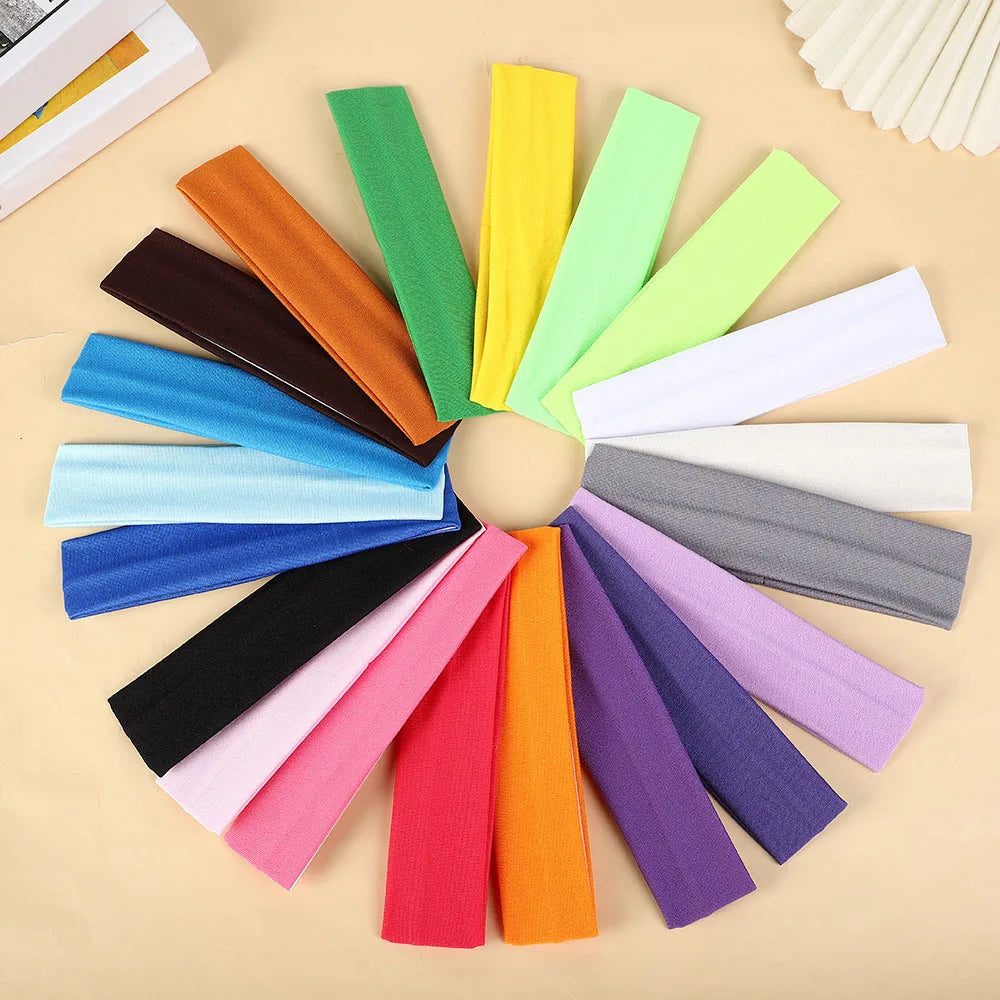 10 Pcs Elastic Headbands for Women – Yoga, Sports & Makeup Elastic Headband Set Nixie