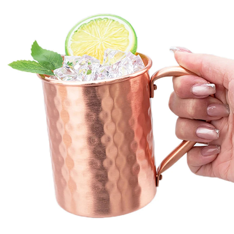Hammered Copper Moscow Mule Mug 500ml – Cocktail Bar Cup Cocktail Mug Nixie