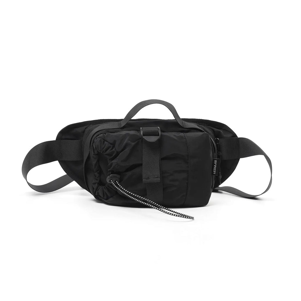 Japanese-Style Men's Chest Bag – Crossbody Shoulder Bag | Nixie Crossbody Chest Bag Nixie Black