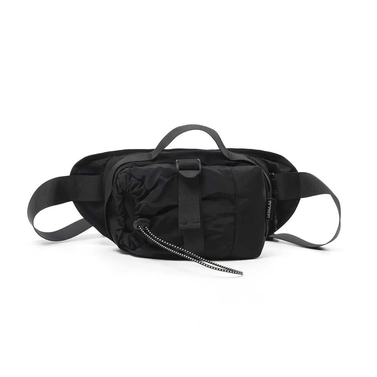 Japanese-Style Men's Chest Bag – Crossbody Shoulder Bag | Nixie Crossbody Chest Bag Nixie Black