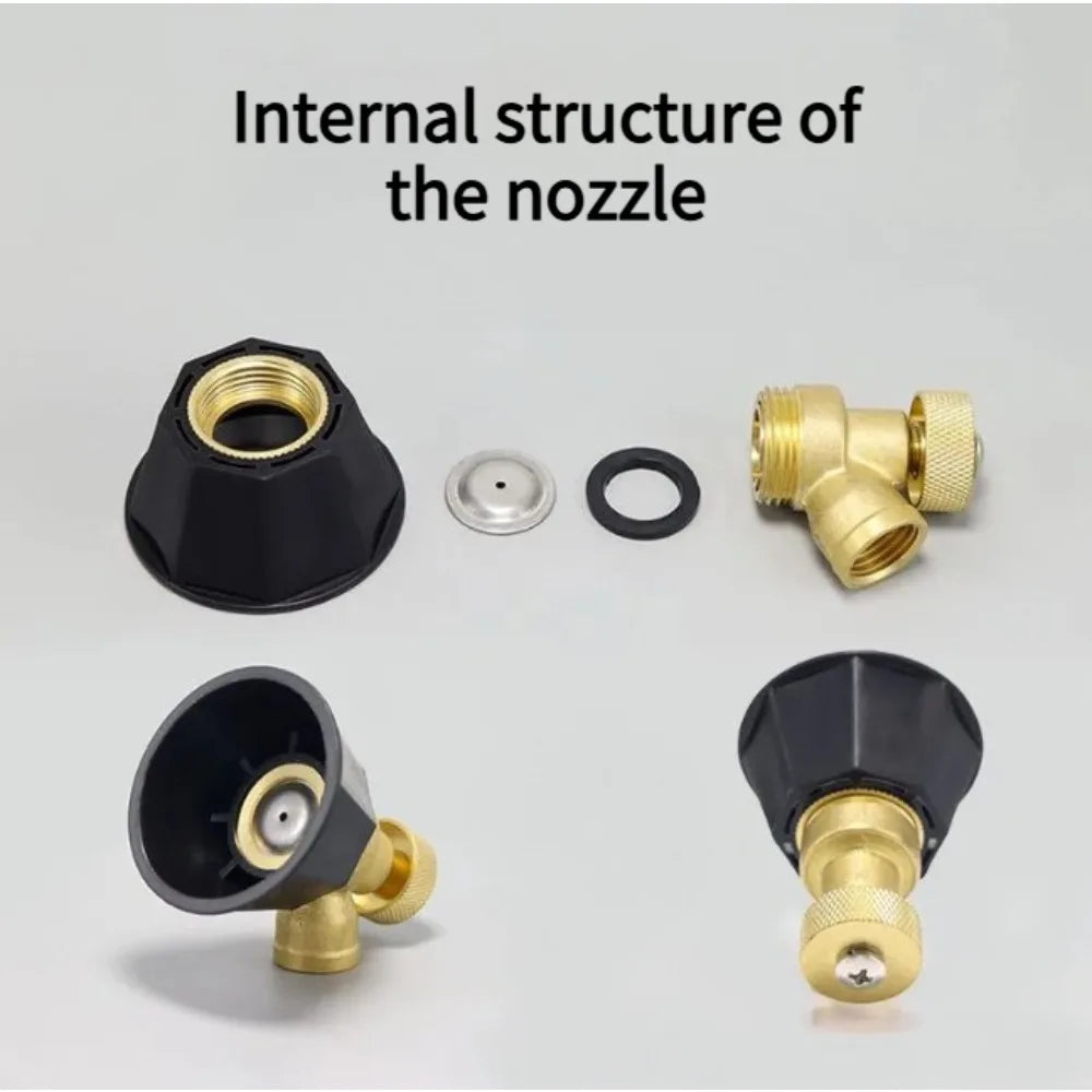 Adjustable Brass Atomization Nozzle – Garden Sprinkler Head