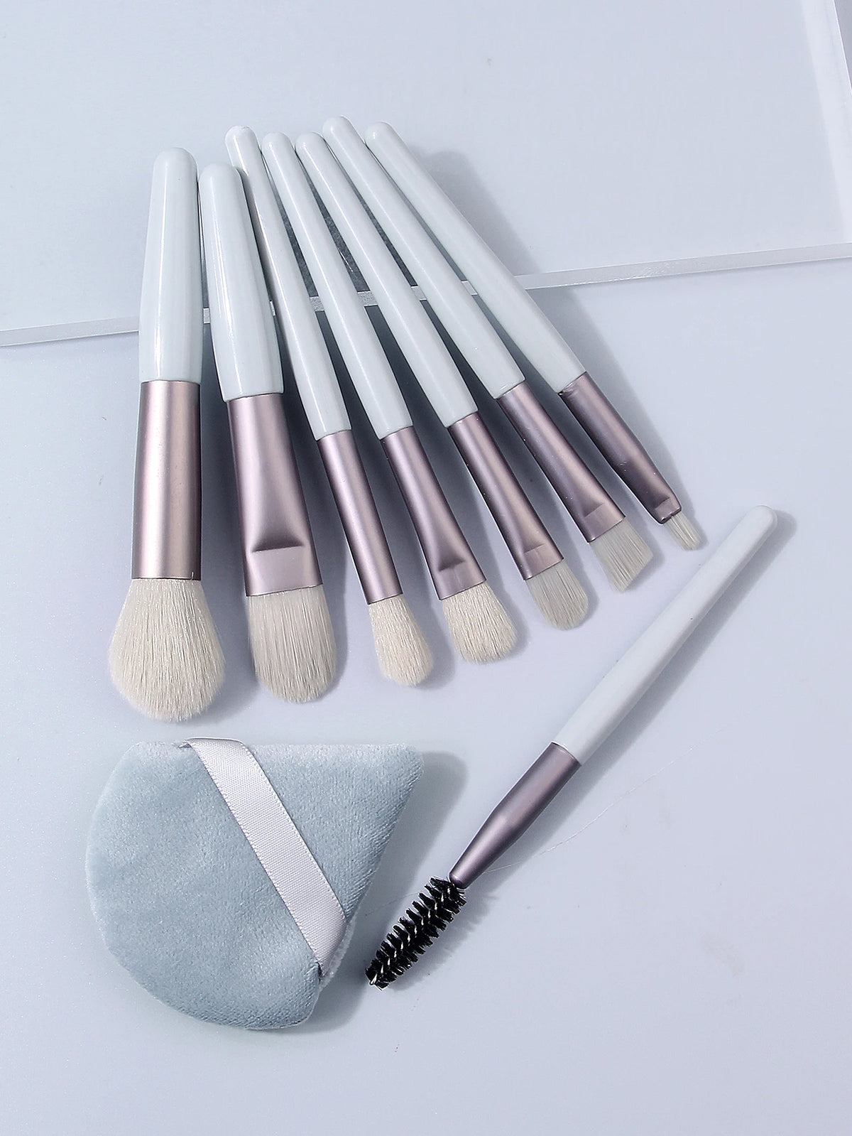 9-Piece Makeup Brush Set – Foundation, Blush & Eyeshadow Makeup Brush Set Nixie
