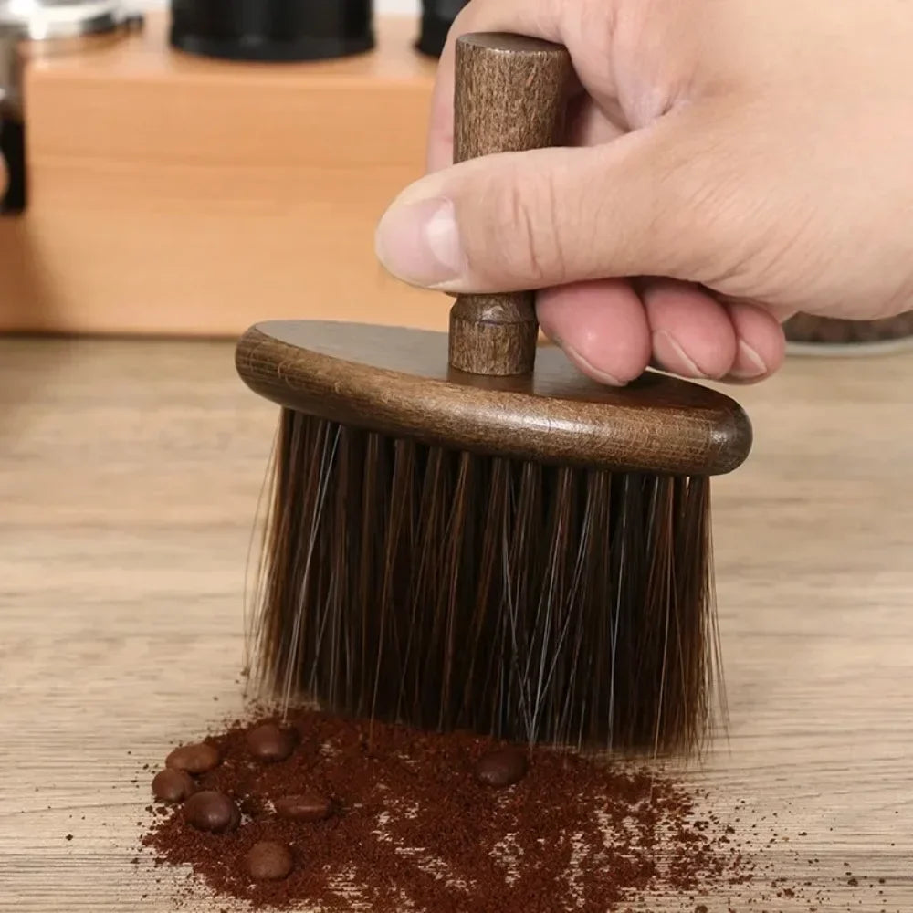 Soft Bristle Wooden Handle Keyboard & Coffee Cleaning Brush Cleaning Brush Nixie