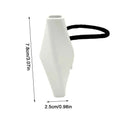 Silicone Bike Handlebar Flower Vase | Mini Portable Bicycle Vase Bicycle Handlebar Accessory Nixie white