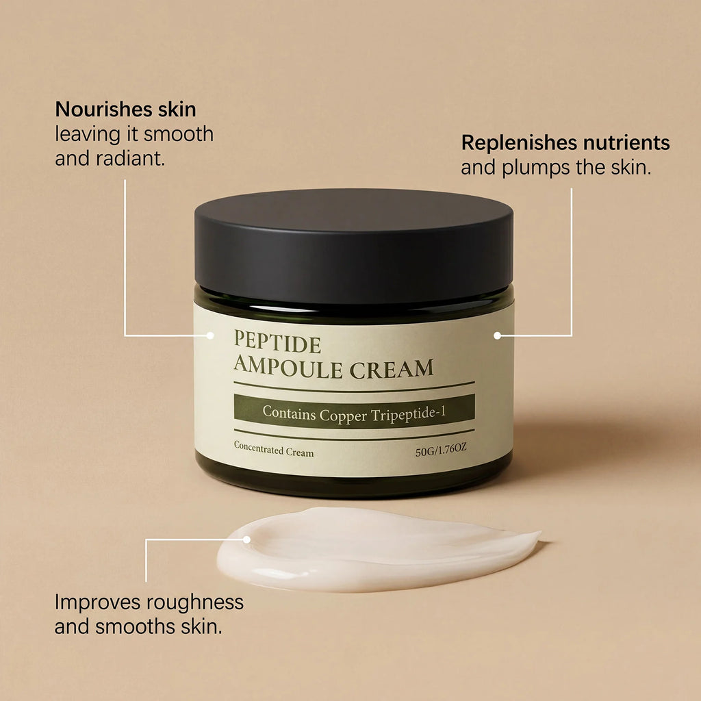 Blue Copper Peptide Face Cream – Hydrating Firming Moisturizer Facial Moisturizer Cream Nixie