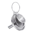Stainless Steel Kitchen Funnel Set – 3 Food Grade Metal Funnels Kitchen Funnel Set Nixie 1