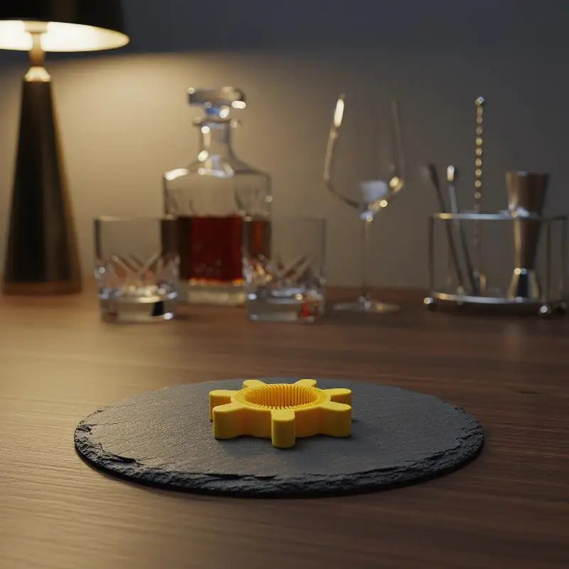 Multi-Function Rotary Bottle Cap Opener – Yellow Plastic Bottle Cap Opener Nixie