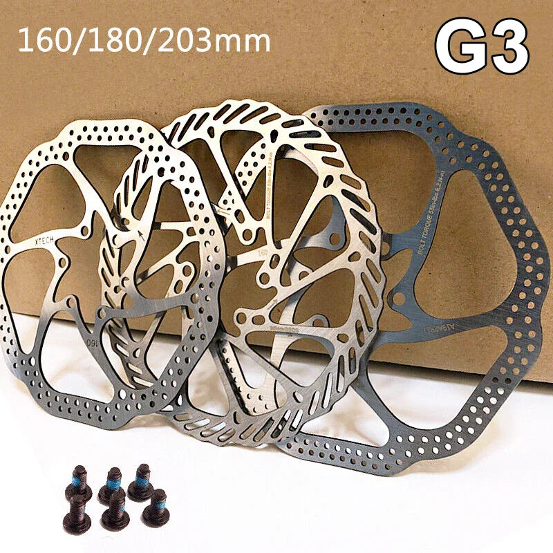 G3 MTB Disc Brake Rotor 160mm 180mm 203mm | Shimano