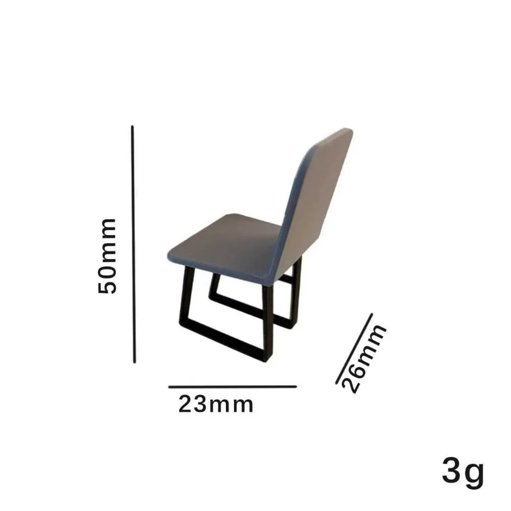 1:12 Dollhouse Miniature Furniture – Desk, Table & Chairs Set Dollhouse Miniature Furniture Nixie