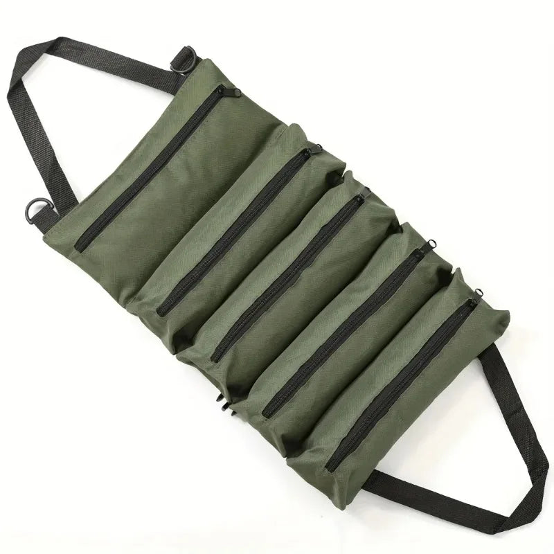 Nixie Heavy-Duty Roll-Up Tool Bag – Oxford Fabric Organizer Roll-Up Tool Bag Nixie