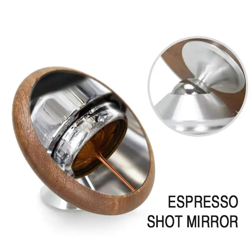 Magnetic Espresso Extraction Mirror – Bottomless Portafilter Lens Espresso Accessory Nixie