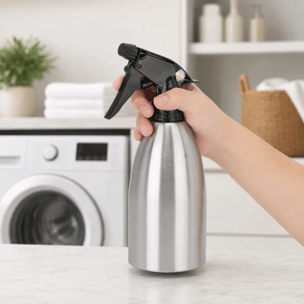 Stainless Steel Adjustable Nozzle Spray Bottle 500mL | Nixie Spray Bottle Nixie