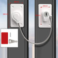 No-Drill Anti-Pinch Child Safety Lock for Windows & Cabinets Child Safety Lock Nixie White-key