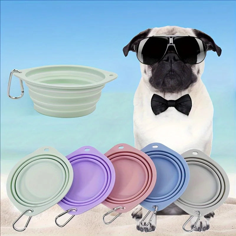 350ml Collapsible Silicone Pet Bowl for Dogs & Cats Travel Collapsible Pet Bowl Nixie
