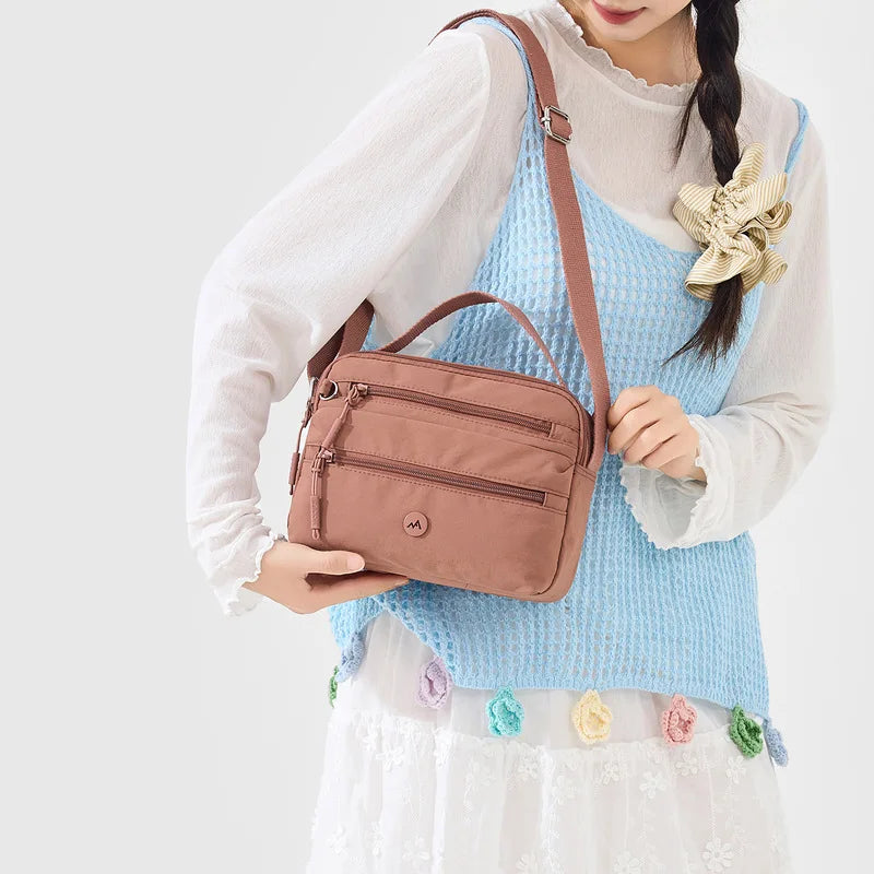 Nixie Large Canvas Crossbody Bag – Travel Shoulder Bag Crossbody Shoulder Bag Nixie