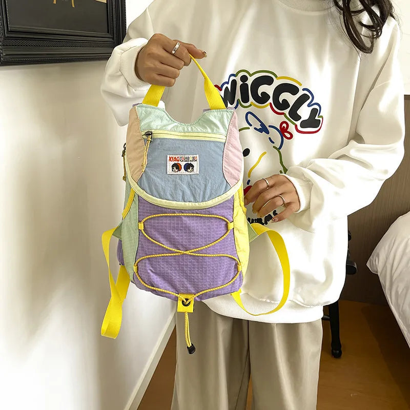 Lightweight Color-Block Hiking Backpack – Unisex Kids & Adults Hiking Backpack Nixie
