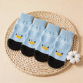 4PCS Non-Slip Dog Socks | Cotton Pet Paw Protectors S/M/L Pet Paw Socks Nixie Blue-L