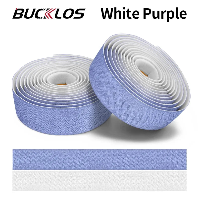 BUCKLOS Gradient Bike Handlebar Tape – Road & Gravel Bar Wrap Bike Handlebar Tape Nixie PURPLE