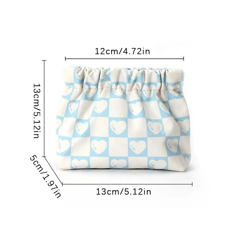 Women's Mini Pouch – Sanitary, Cosmetics & Coin Organizer Bag