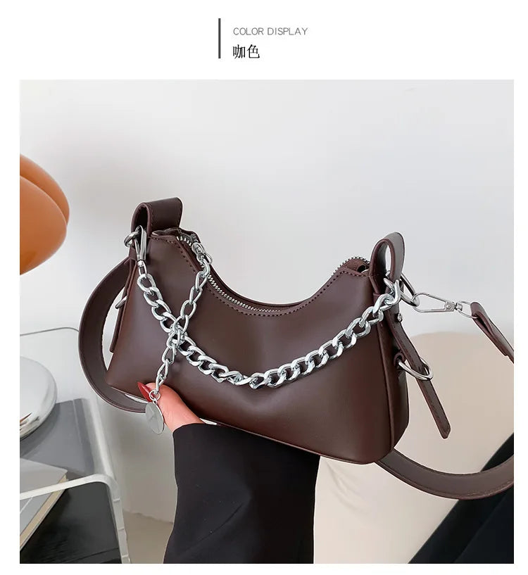 Women's Chain Crossbody Bag – Chic Shoulder & Underarm Purse Crossbody Shoulder Bag Nixie