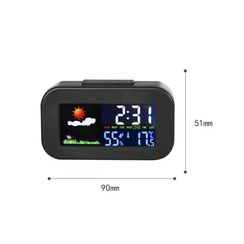 Weather Station Clock | Color Display, Temp & Humidity Monitor
