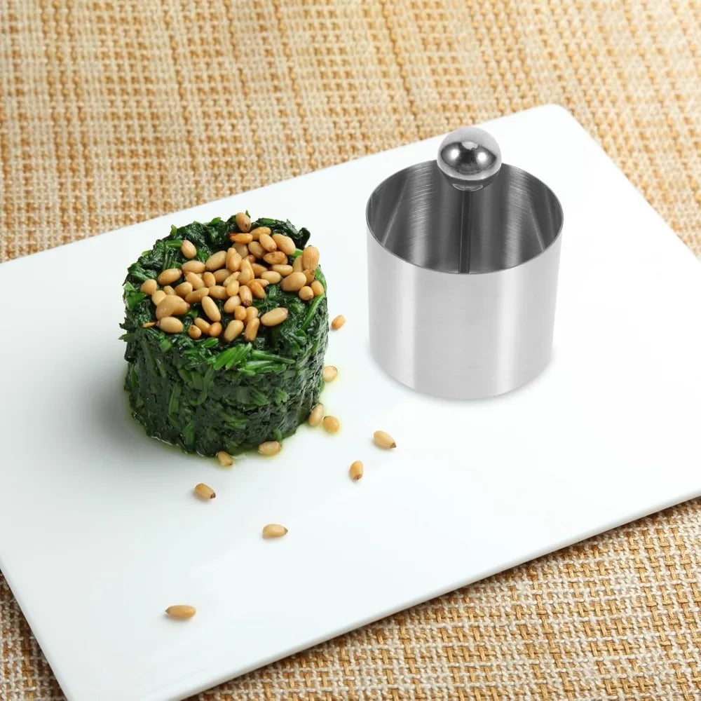 Round Stainless Steel Mold – Sushi, Onigiri & Mousse Cake