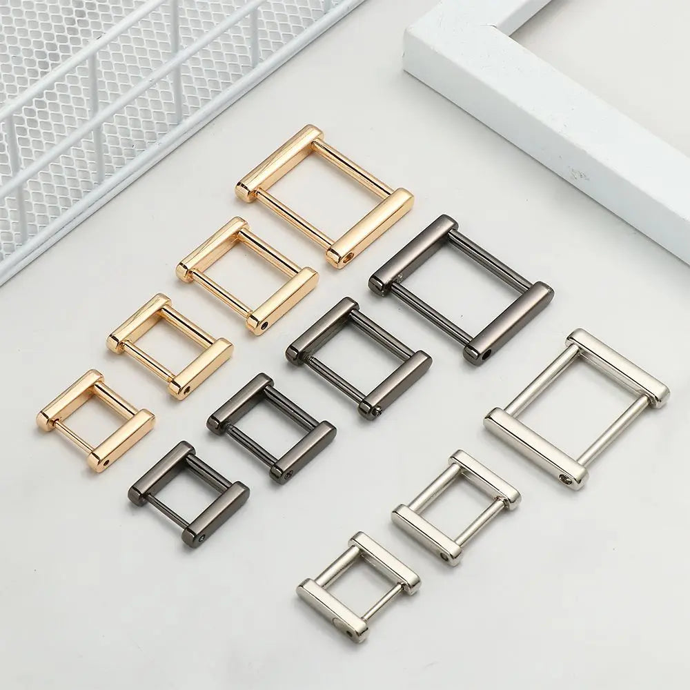 Metal Rectangle Ring Buckle – DIY Bag Strap Belt Loop Connector Bag Hardware Buckle Nixie