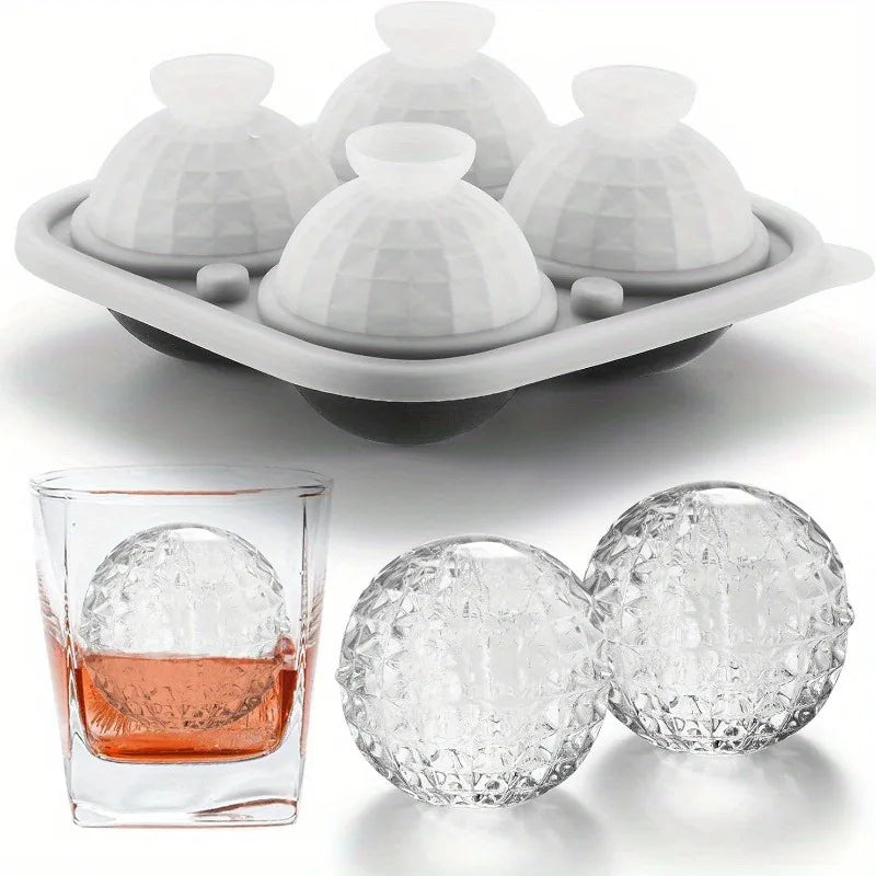 Large Silicone Sphere Ice Mold – Crystal Ball Whiskey Gift Silicone Ice Mold Nixie