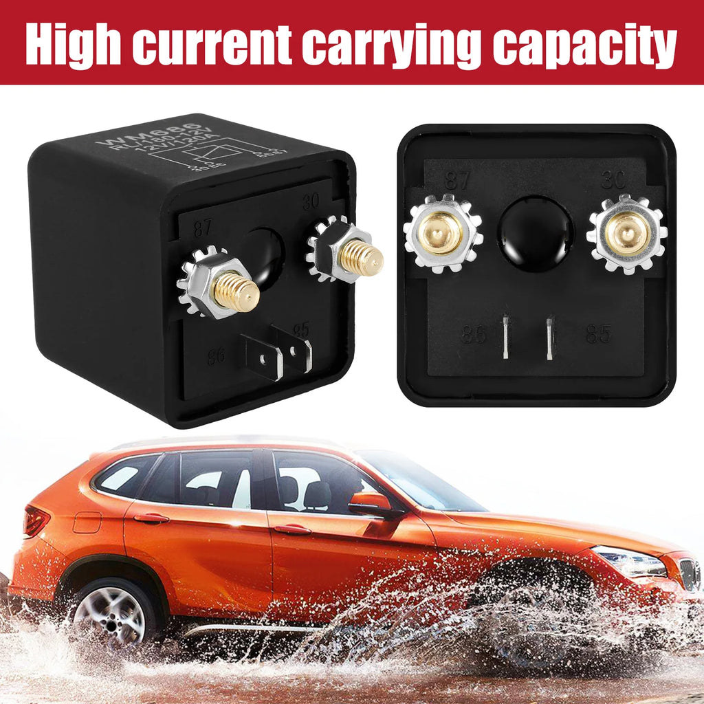 4-Pin 12V 120A Continuous Duty High Current Relay Switch