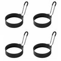 Egg Rings for Frying & Griddle | Silicone Handle, 1–4 Pack Egg Cooking Rings Nixie 4PCS