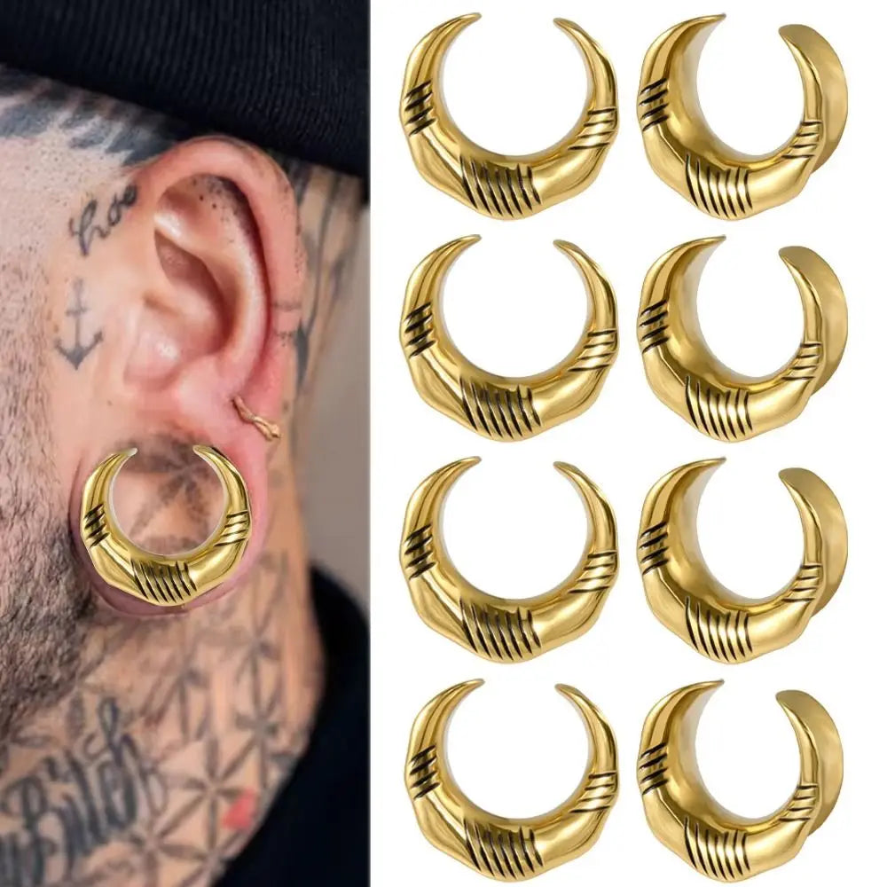 Stainless Steel U-Shape Ear Cuff Gauges | Helix & Cartilage Ear Cuff Gauges Nixie