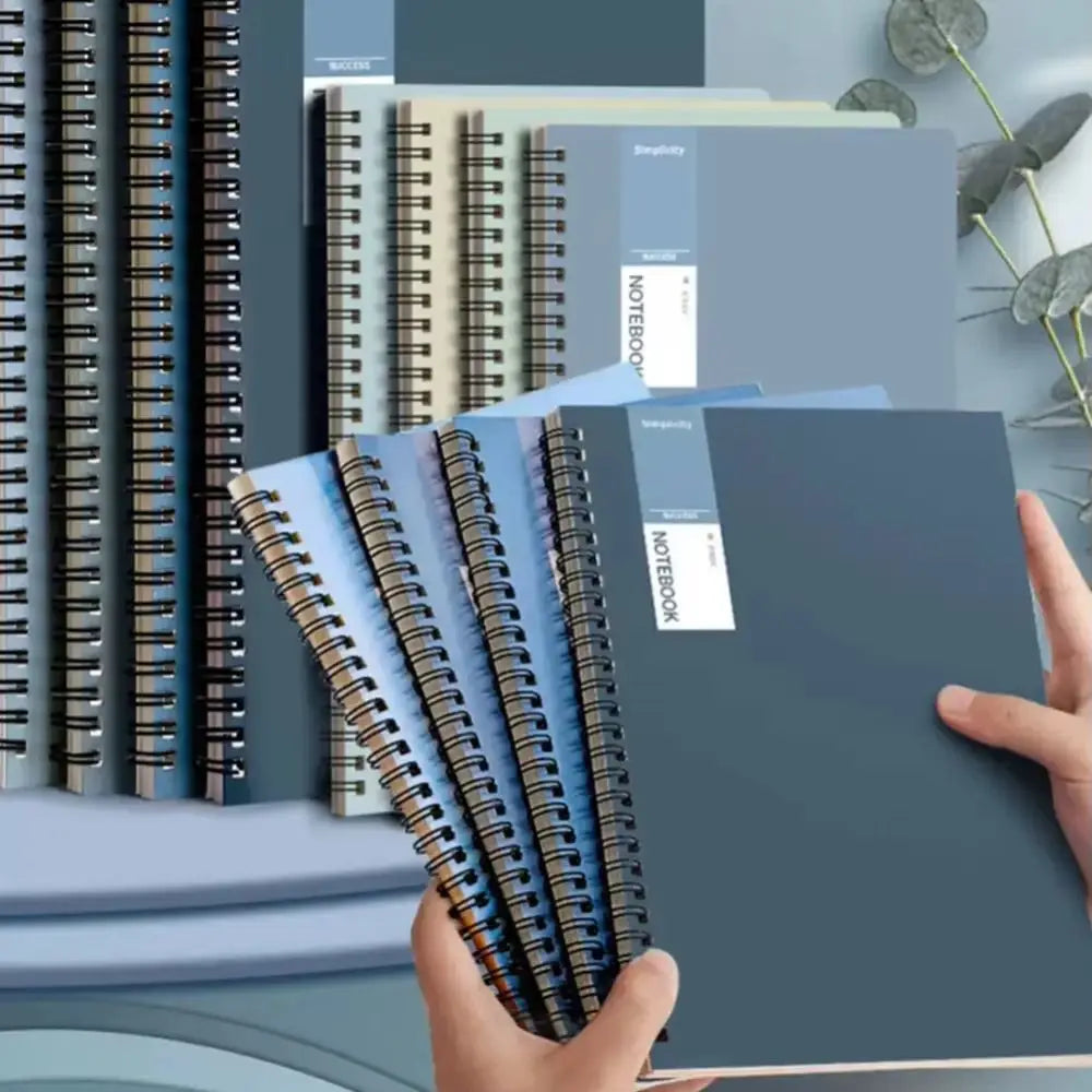 Double Spiral Notebook A5/B5 – 60 Sheets Lined Minimalist