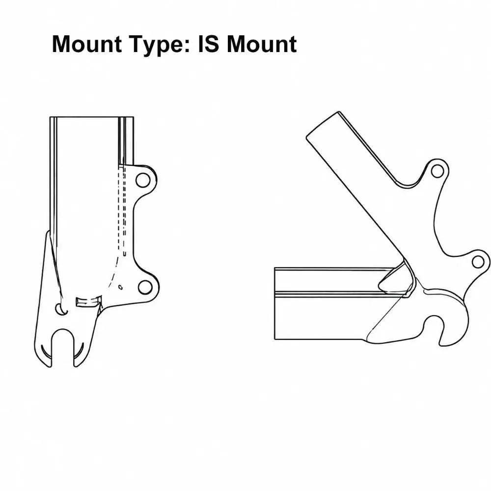 Red CNC Aluminum IS Mount Disc Brake Caliper Adapter R203