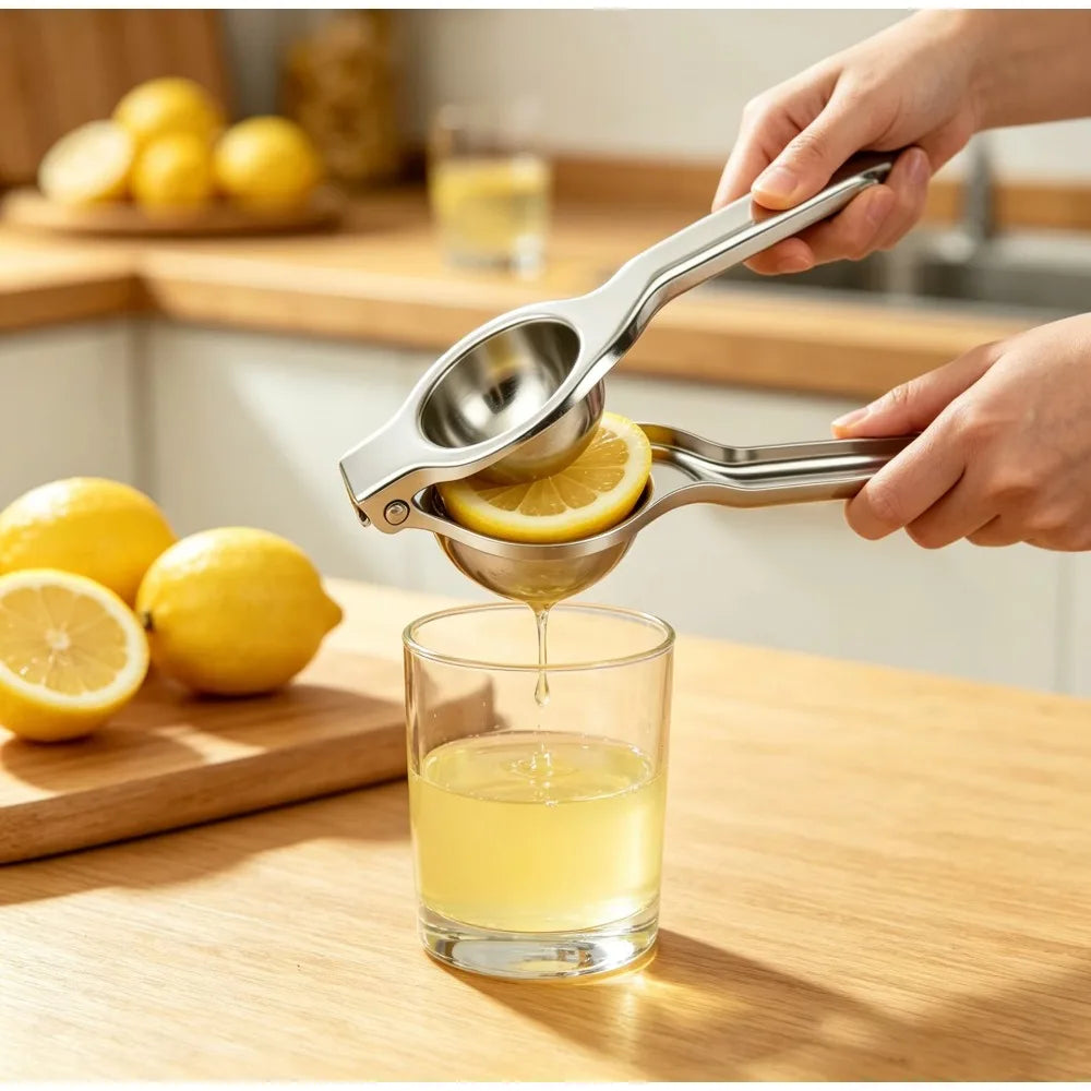 2-Piece Stainless Steel Lemon Squeezer & Citrus Juicer Set Citrus Juicer Set Nixie