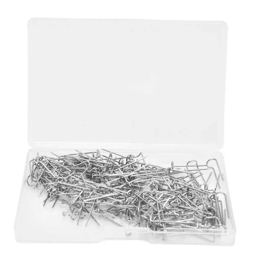 200Pcs Stainless Steel U-Shaped Sewing Fork Pins – Silver Sewing Fork Pins Nixie