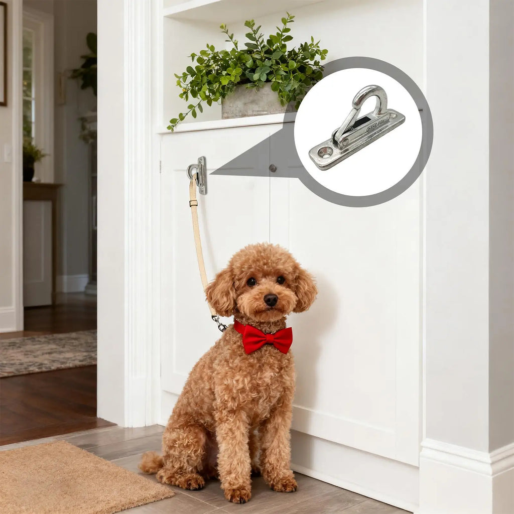 Stainless Steel Dog Leash Wall Hook – Anti-Slip Holder Dog Leash Wall Hook Nixie Default Title