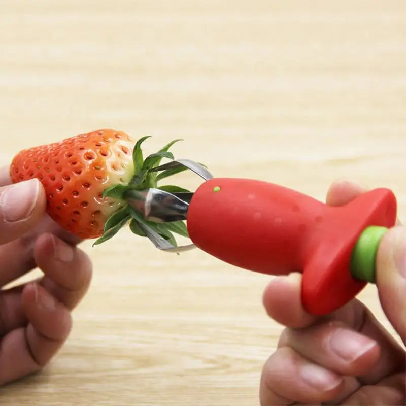 Strawberry Huller & Fruit Core Remover Tool – BPA Free Fruit Corer Tool Nixie