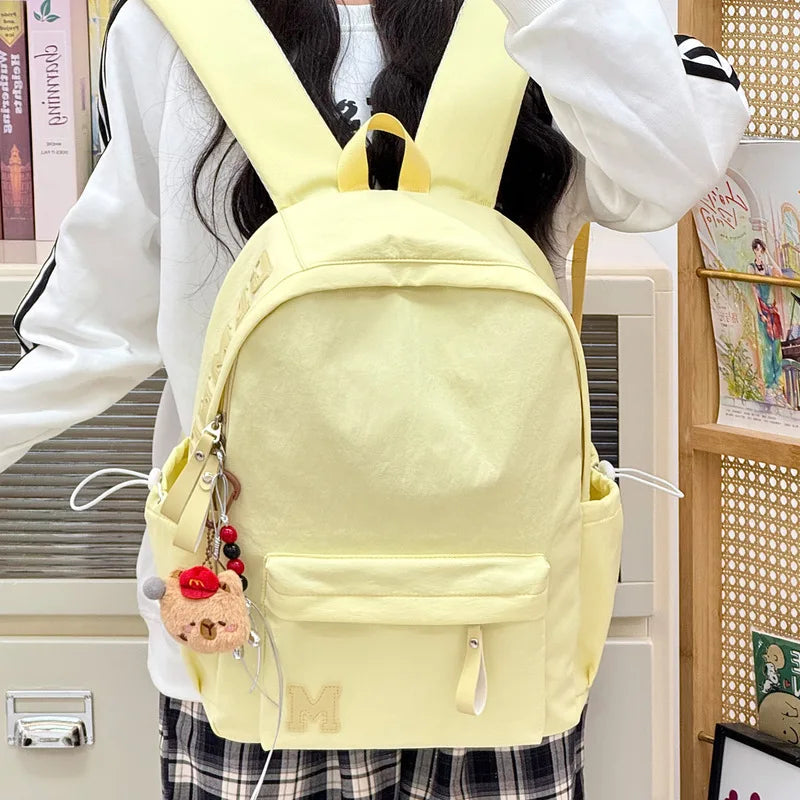 Japanese-Style Nylon Student Backpack 20-35L | Nixie Student Backpack Nixie