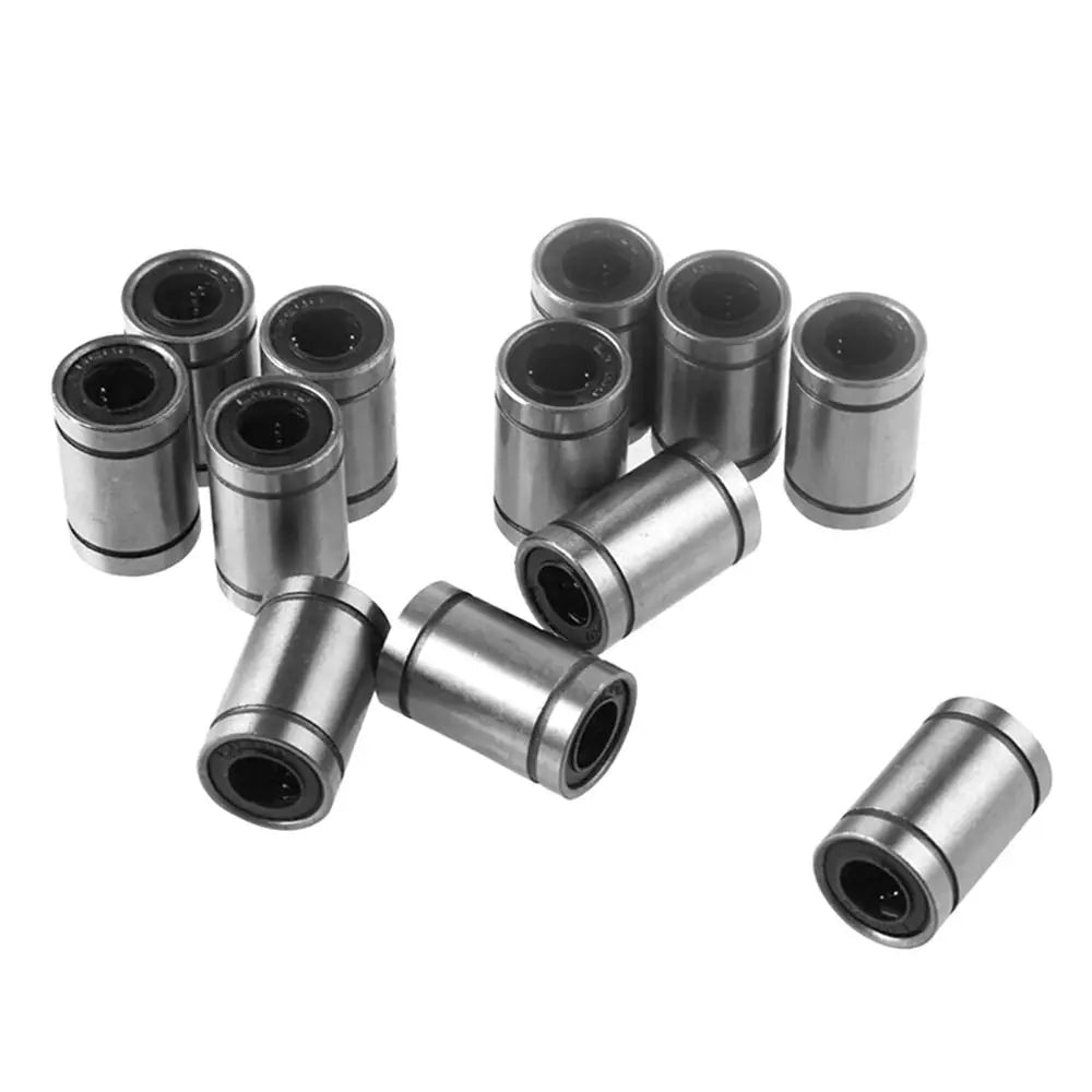 Nickel Plated Linear Ball Bearing LM3UU–LM20UU for 3D Printers CNC Linear Ball Bearing Nixie