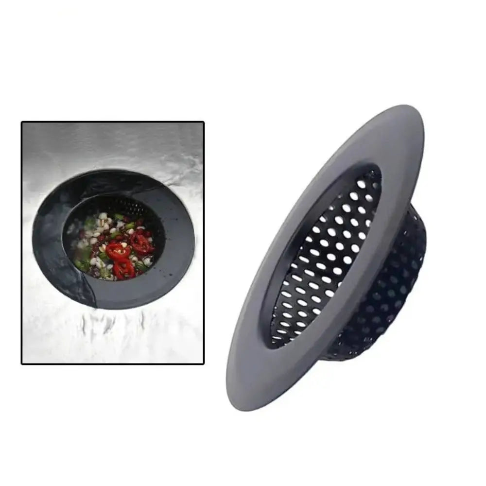 Stainless Steel Sink Strainer Black Drain Filter – Anti-Clog Mesh Sink Drain Strainer Nixie