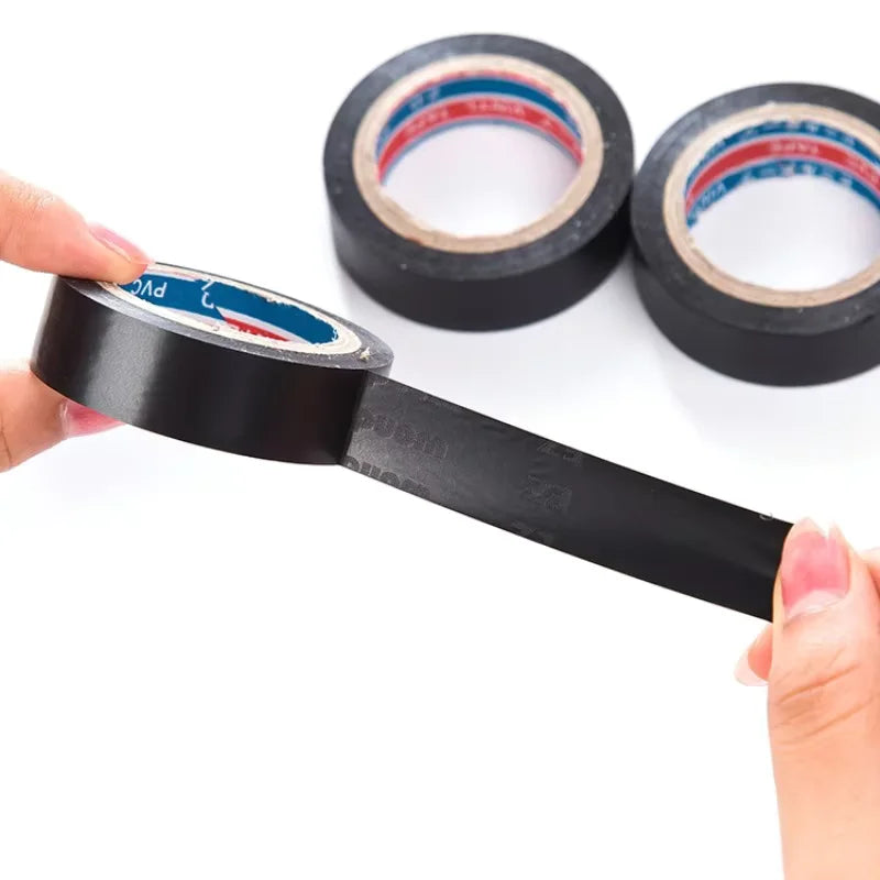 Black PVC Electrical Insulating Tape – Heat Resistant 50m Roll Electrical Insulating Tape Nixie