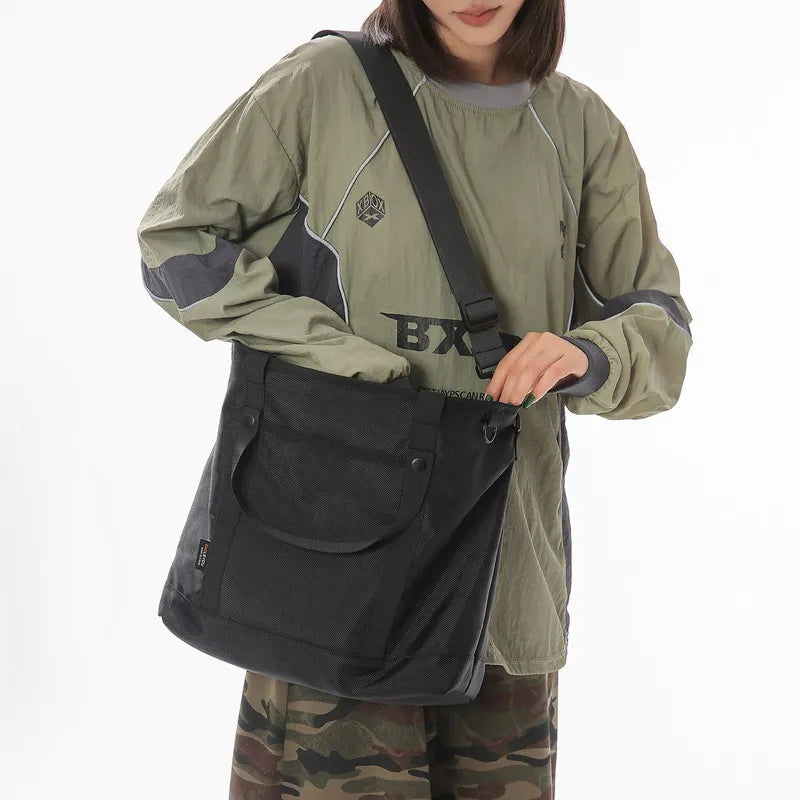 Nixie Nylon Tote Bag – Waterproof Large Laptop Travel Handbag