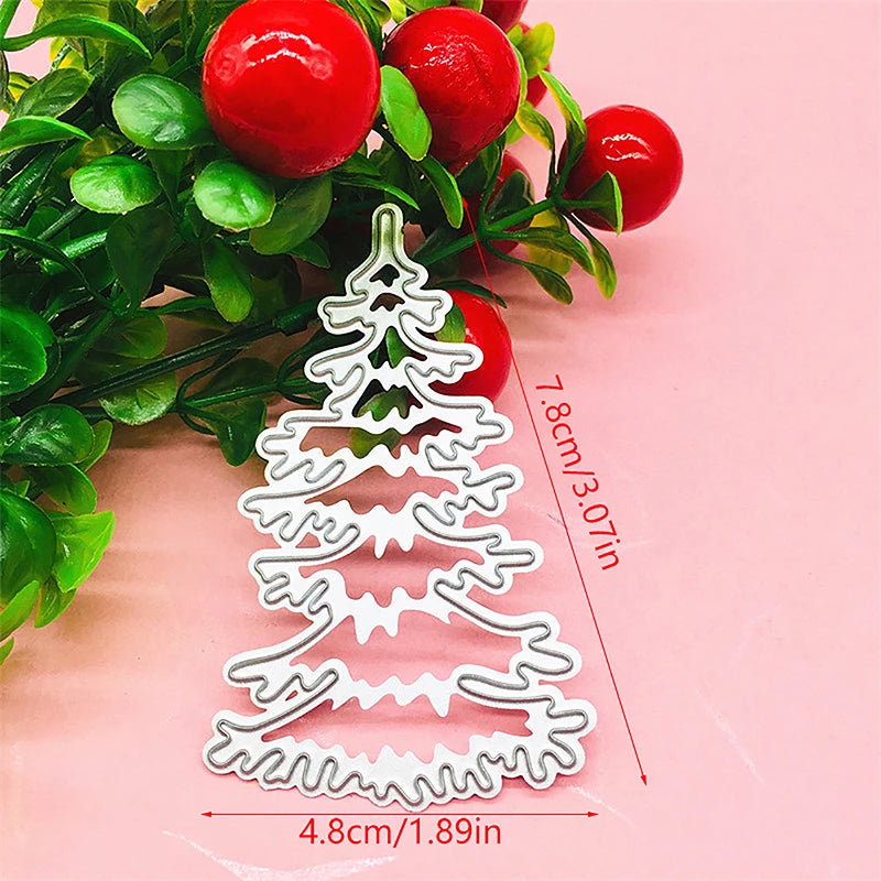 Christmas Tree Metal Cutting Die for Scrapbooking & Cards Craft Cutting Die Nixie