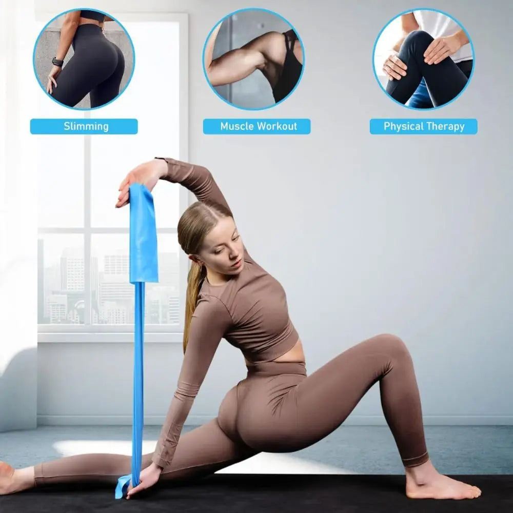 TPE Yoga Resistance Band – Elastic Fitness Stretch Band Yoga Resistance Band Nixie
