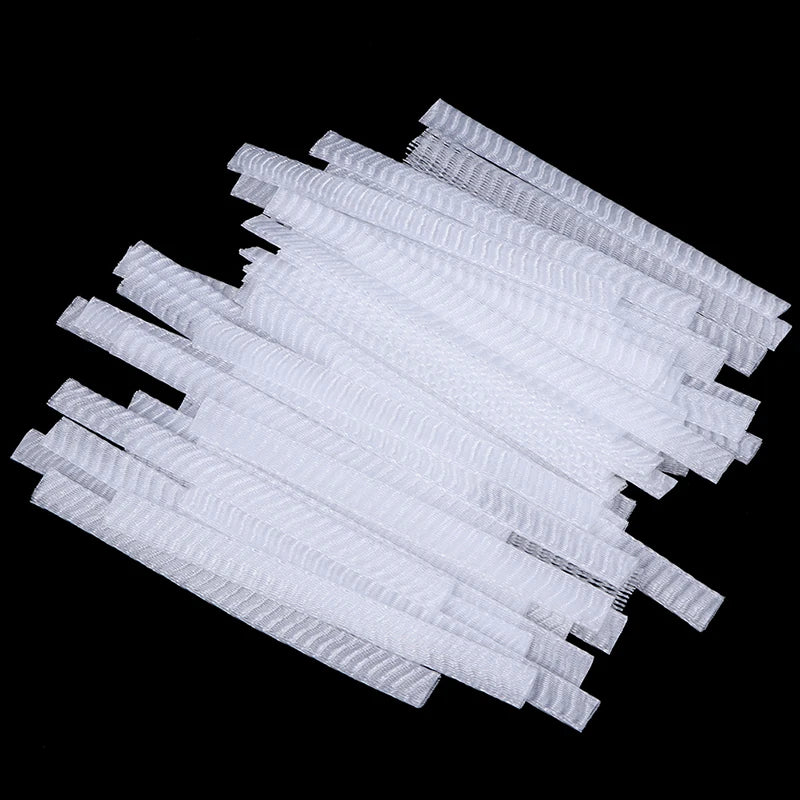 50Pcs Embroidery Thread Net & Makeup Brush Protector Covers